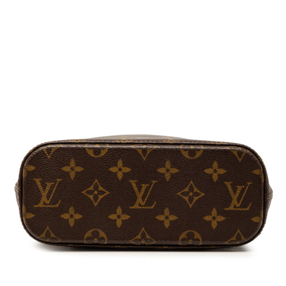 LOUIS VUITTON Authentic Brown Monogram Leather Tote Bag - Picture 3 of 6